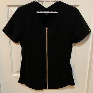 Cherokee Statement Scrub Top